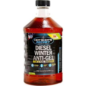 imageHot Shots Secret Diesel Winter AntiGel 16 Oz Squeeze 7in1 Diesel Fuel Additive  Prevents Gelling and Fuel Line FreezeUps  Boosts Cetane  Cleans Injectors  Improves Performance Amber64 Fl Oz
