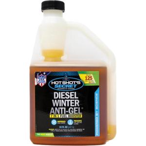 imageHot Shots Secret Diesel Winter AntiGel 16 Oz Squeeze 7in1 Diesel Fuel Additive  Prevents Gelling and Fuel Line FreezeUps  Boosts Cetane  Cleans Injectors  Improves Performance Amber16 Fl Oz Squeeze