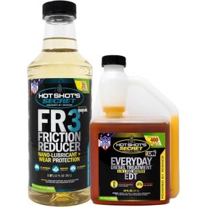 imageHot Shots Secret PickUp Performance Pack 1 1 QT FR3 Friction Reducer 1 16 OZ Squeeze Everyday Diesel Treatment EDT PPP Packaging May Vary