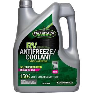 imageHot Shots Secret RV 150000 Mile 5050 Prediluted Pink AntifreezeCoolant 1 Gallon